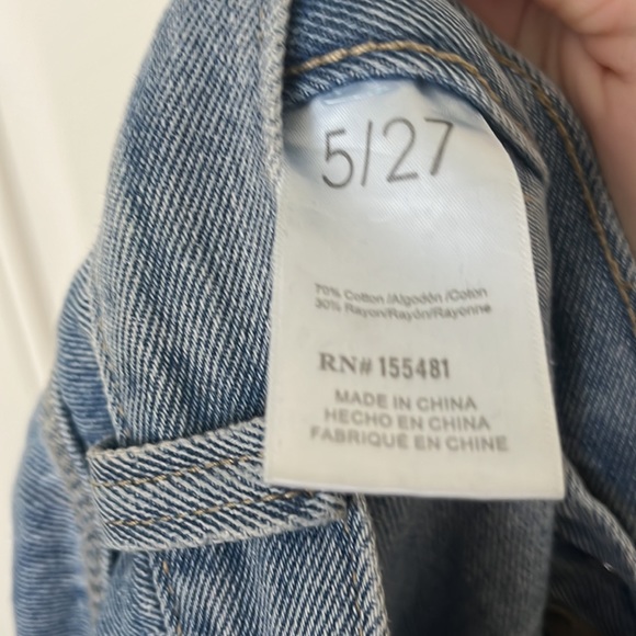 Simple Society High Rise Carpenter/Boyfriend Blue Jeans Sz 5/27 - Picture 7 of 8